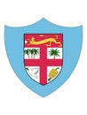 Shield Shaped Flag of Fiji