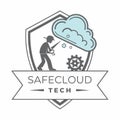 SafeCloud Tech Protecting Your Digital Assets in the Modern Cloud Environment Royalty Free Stock Photo