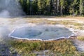 Shield Spring geyser hot spring in Yellowstone National Park Royalty Free Stock Photo