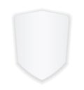 Shield white badge