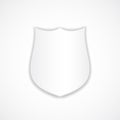 Shield white icon