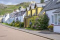 Shieldaig village with hills in the background