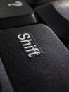 Shift Button on keyboards Royalty Free Stock Photo