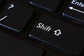 Shift key Royalty Free Stock Photo