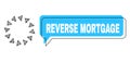 Shifted Reverse Mortgage Speech Balloon and Hatched Rotate Ccw Icon