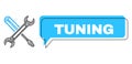 Shifted Tuning Speech Balloon and Net Tuning Icon