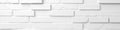 Shifted white rectangular bricks, random layout , pattern, texture, style