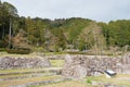 Azuchi Castle Ruins in Omihachiman, Shiga, Japan. Azuchi Castle was one of the primary castles of Oda