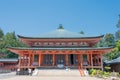 Enryakuji Temple in Otsu, Shiga, Japan. It is part of the UNESCO World Heritage Site - Historic Royalty Free Stock Photo