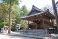 Himure Hachimangu shrine in Omihachiman, Shiga, Japan. The shrine was originally built in 131