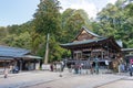 Himure Hachimangu shrine in Omihachiman, Shiga, Japan. The shrine was originally built in 131