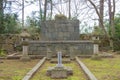 Mausoleum of Oda Nobunaga at Azuchi Castle Ruins in Omihachiman, Shiga, Japan. Azuchi Castle was one Royalty Free Stock Photo