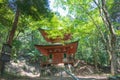 Yokawa Area at Enryakuji Temple in Otsu, Shiga, Japan. It is part of the UNESCO World Heritage Site Royalty Free Stock Photo