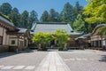 Yokawa Area at Enryakuji Temple in Otsu, Shiga, Japan. It is part of the UNESCO World Heritage Site Royalty Free Stock Photo