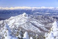 Shiga Kogen in winter Royalty Free Stock Photo