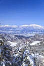 Shiga Kogen in winter Royalty Free Stock Photo