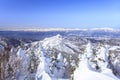 Shiga Kogen in winter Royalty Free Stock Photo