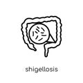 Shigellosis icon. Trendy modern flat linear vector Shigellosis i