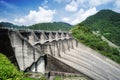 Shihmen Dam in Fuxing or Daxi District, Taoyuan, Taiwan.