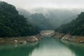 Shihmen reservoir lake in Taiwan, nature landscape, beauty in Nature Royalty Free Stock Photo