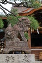 Shiisaa at Daishogun Hachi-jinja Shrine in Kyoto, Japan.