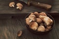 Shiitake mushrooms Royalty Free Stock Photo