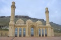 Shiite mosque Bibi-Heybat, cloudy January day. Baku, Azerbaijan Royalty Free Stock Photo