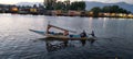 Shikara ride in dal lake srinagar kashmir Royalty Free Stock Photo