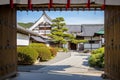 The Shikidai Genkan entrance to Daikaku-ji Royalty Free Stock Photo