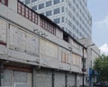 Shikumen buildings have been emptied and await demolition
