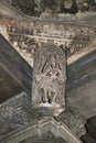 Shilabalika, celestial maiden, Gandharva Nritya, dance, on top of the pillars inside the main hall. Chennakeshava temple, Belur, K