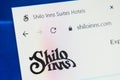 Shilo inns Web Site. Selective focus.