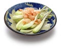 Pickled okinawa shallot with katsuobushi, japanese food