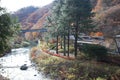 The Shima river in Shima Onsen
