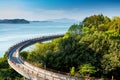 Shimanami kaido cycling route, Japan.