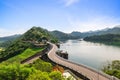 Shimen Dam and Shihmen Reservoir Royalty Free Stock Photo