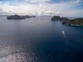 Shimizu Island in El Nido, Palawan, Philippines. Landscape with Sea. Royalty Free Stock Photo