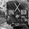 Shimla, Himachal Pradesh, India - May 14, 2022 - Toy train Kalka-Shimla route, moving on railway to the hill, Toy train from Kalka Royalty Free Stock Photo