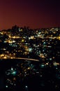 Shimla Simla at night , Himachal Pradesh , India Royalty Free Stock Photo