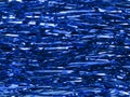 Shimmer shiny blue tinsel background Royalty Free Stock Photo