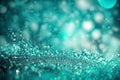 Shimmering Aqua Blue Abstract Background - No Border