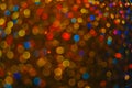 shimmering bokeh.Shiny Festive Background. Lots of Flashing colorful spots background.Multicolored garlands on a black Royalty Free Stock Photo