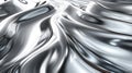 Shimmering Chrome Abstract Design - Seamless Loop Background