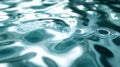Shimmering Fluid Surface with Quantized Ripples | Discrete Wave Circles Referencing Quantum Liquid States Royalty Free Stock Photo