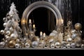 Shimmering and glamorous holiday decorations