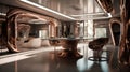 Shimmering Metallic Interiors: Bronze & Silver Desig