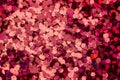 Shimmering red glitter macro abstract texture background