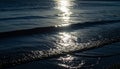 Shimmering Reflection on a Gentle Wave Royalty Free Stock Photo