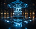 Shimmering Station: A Spectacular Scene of Glass, Metallics, and