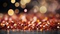 Shimmering white glitter with sparkling lights on defocused abstract christmas background